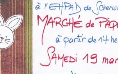 Marché de Paques a l’ Ehpad