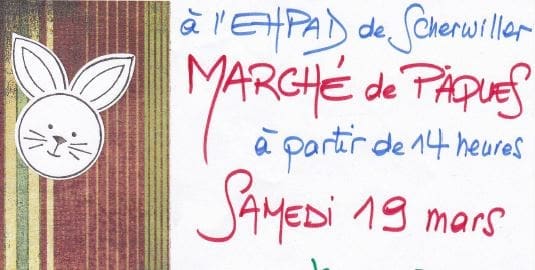 Marché de Paques a l&rsquo; Ehpad